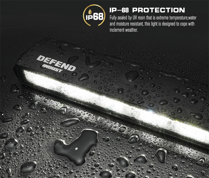 Defend Indust 38inch LED LIGHT BAR 1 Lux @ 720M IP68 Rating 9,045 Lumens - 5 years warranty