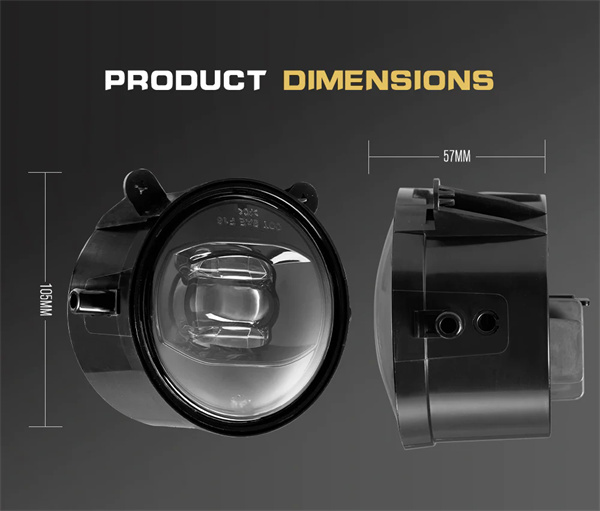 Defend Indust LED Driving Light 1,600lm (pair) - 5 Years Warranty