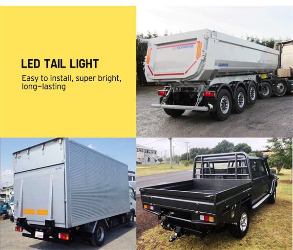 2x LED Tail Lights Stop Indicator Reverse 12V Ute Trailer Caravan Truck Boat ADR - 3 years warranty