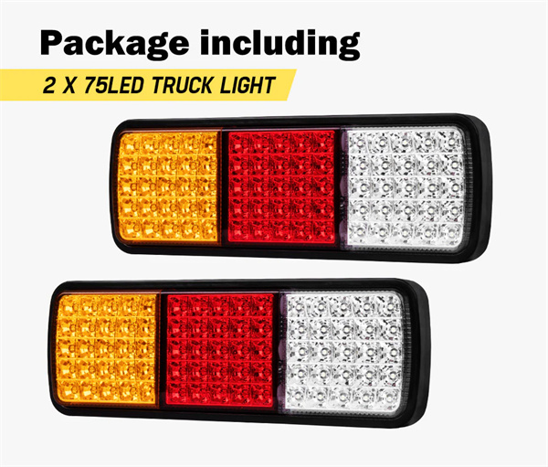 2x LED Tail Lights Stop Indicator Reverse 12V Ute Trailer Caravan Truck Boat ADR - 3 years warranty