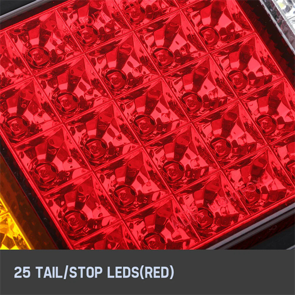 2x LED Tail Lights Stop Indicator Reverse 12V Ute Trailer Caravan Truck Boat ADR - 3 years warranty