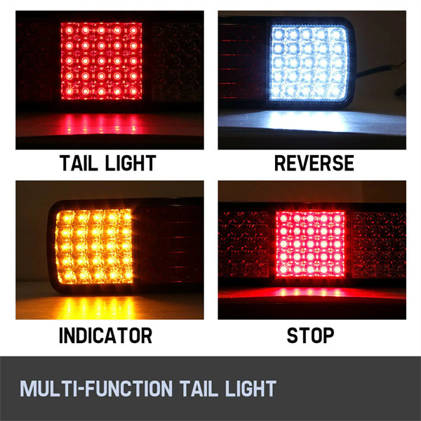 2x LED Tail Lights Stop Indicator Reverse 12V Ute Trailer Caravan Truck Boat ADR - 3 years warranty