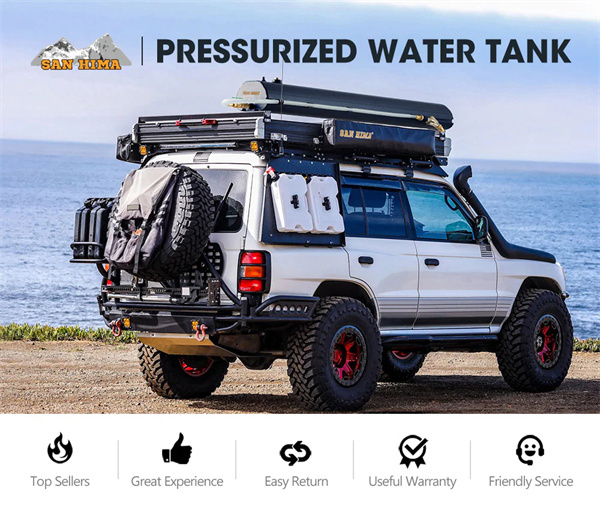 San Hima 30L Pressurized Water Tank Camper Trailers Caravans 4X4 4WD Truck -  1Year Warranty