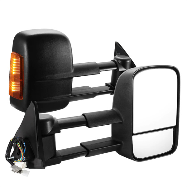 Pair Extendable Towing Side Mirrors for Holden Rodeo 2003-2008 - 3 years warranty