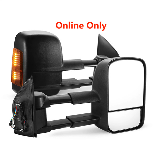 Pair Extendable Towing Side Mirrors for Nissan Pathfinder MY 2003-2013 - 3 years Warranty