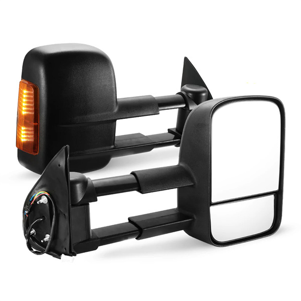 Pair Extendable Towing Side Mirrors suits Toyota Hilux 2005-2015 - 3 Years Warranty