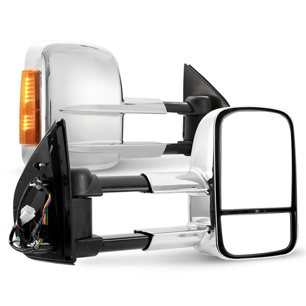 San Hima Pair Towing Extendable Side Mirrors for Isuzu MU-X 2014-2020 - 3 Years Warranty