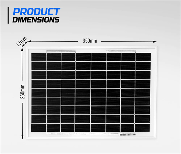 2x 12V 10W Solar Panel Kit Megavolt Caravan Camping Power MONO Battery Charging