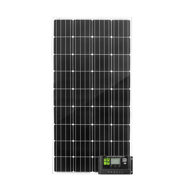 12V 200W Solar Panel Kit Mono Fixed Caravan Camping Power Battery Charging