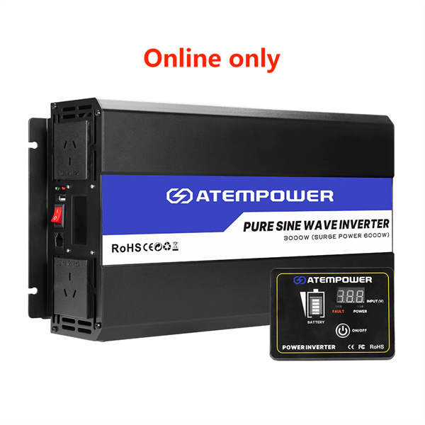 Atem Power 12V to 240V 3000W/6000W Pure Sine Wave Power Inverter