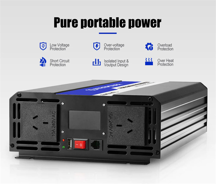 Atem Power 12V to 240V 3000W/6000W Pure Sine Wave Power Inverter