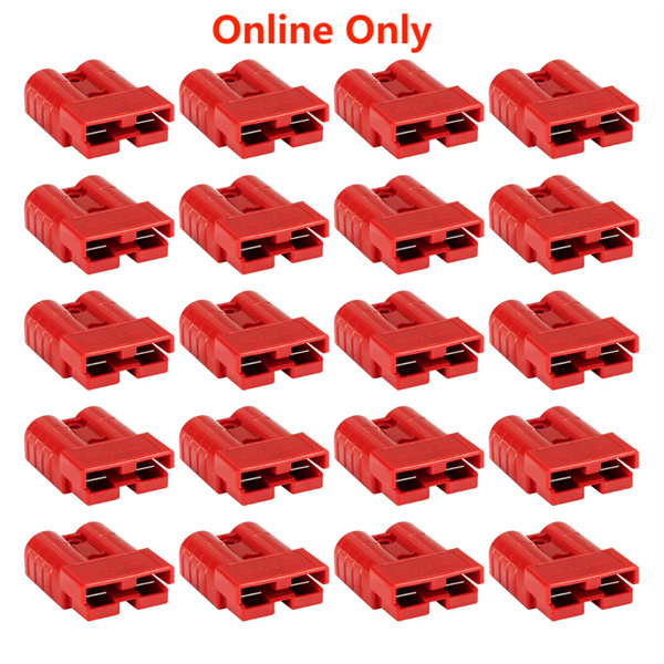 Atem Power 20Pcs Anderson Style Plug Connectors 50 AMP 6AWG DC Power Tool 12-24V