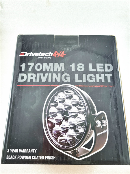 Thunder 90 Watt 7 Inch Cree LED Round Driving Lamp, Thunder 7" LED Driving Light