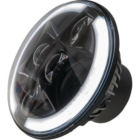 Drivetech 4X4 7 Inch LED Headlight, H4 High/Low Beam, ADR Approved, 6000K IP67 12/24V