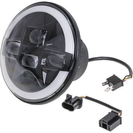 Drivetech 4X4 7 Inch LED Headlight, H4 High/Low Beam, ADR Approved, 6000K IP67 12/24V