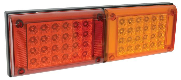 LED Tail Light Stop Tail and Indicator Jumbo Series 12 v/ 24v Double Housing