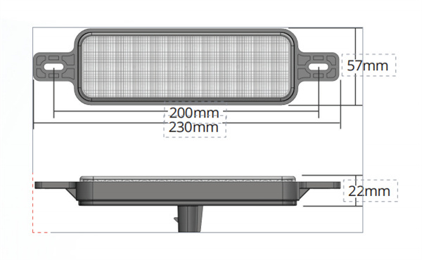 PKT 2 LED Bull Bar Light 12V Front Indicator / Position & Parker DRL IP67 - 12V Only