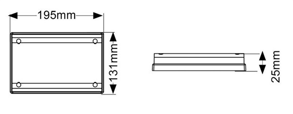 Low Voltage LED Indicator Light Module Jumbo Series 12 / 24v 200mm x 131mm