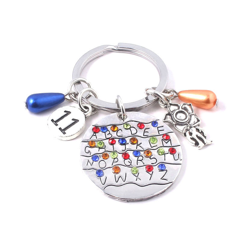 New Stranger Things Keyring, Stranger Things Keychain, Bracelet Stranger Things