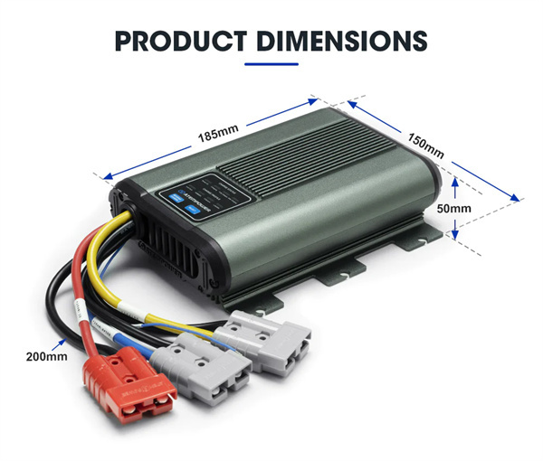 Atem Power 12V 40A DC to DC Battery Charger MPPT Dual Battery Lithium LifePO4 AGM