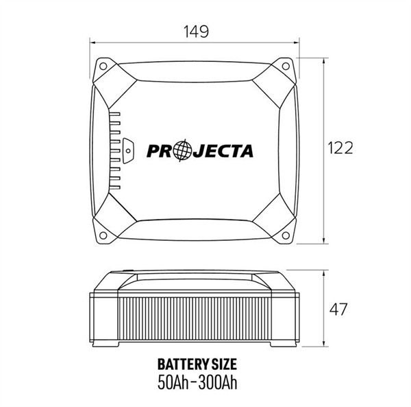 DC-DC Intelli-Charge 25A Dual Battery Charger 12/24V With Linbus MPPT Solar Charging All Battery Types