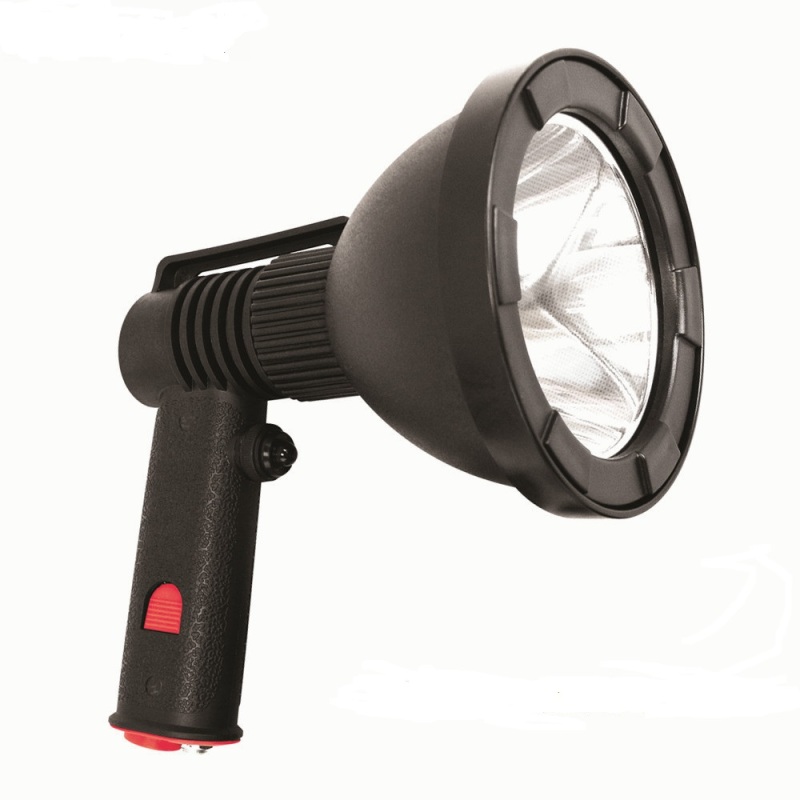 Rechargeable 125mm LED HandHeld Spotlight, Best Torch For Hunting, Camping, Boat