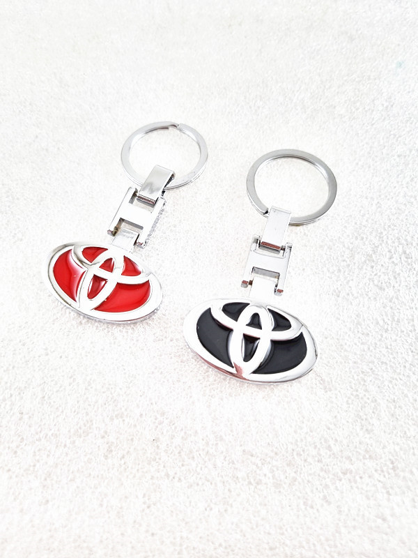 Quality Key chain Double sided  KIA, Mitsubishi, Honda, Land Rover, Nissan, Toyota, Ford, Mazda Keyring (One only)