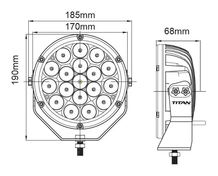 7 inch LED Driving Spotlight