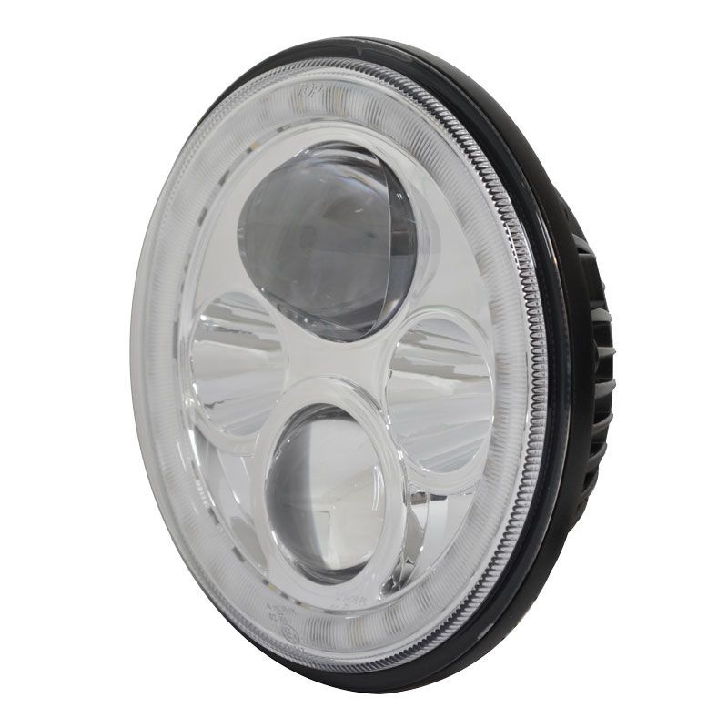 PKT 2 LED 7Inch High/low Beam & Park Light 9-36V 30W 7 inch LED Headlights Inserts Twin Pack