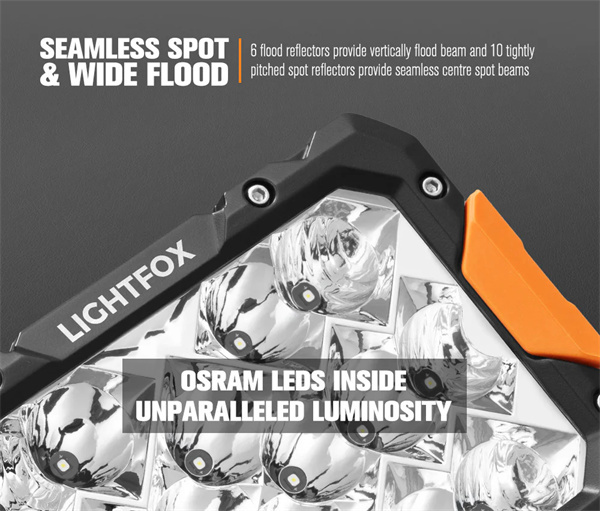 Lightfox Pegasus 9inch LED Driving Light 1Lux@906M IP68 13,400 lumen