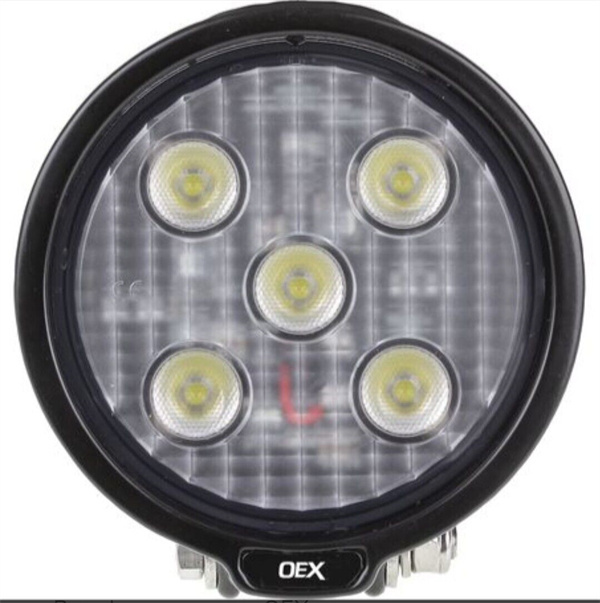 OEX LED Work Light Round - 131 x 110 x 44mm - CISPR 25 Rated - Heavy Duty