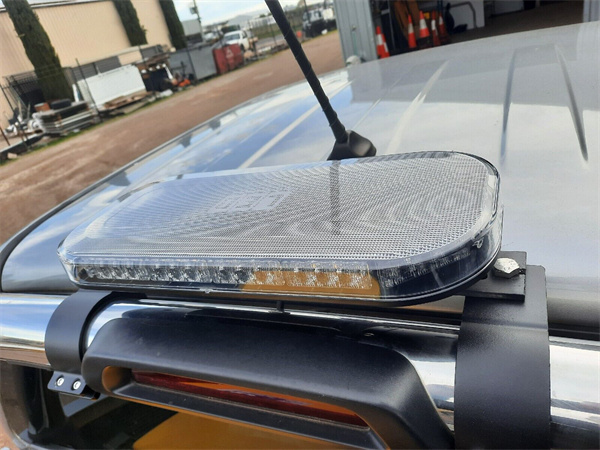 LED Autolamps Single Bolt Mount LED Clear Emergency Minibar 380 x 171mm 12v/24v