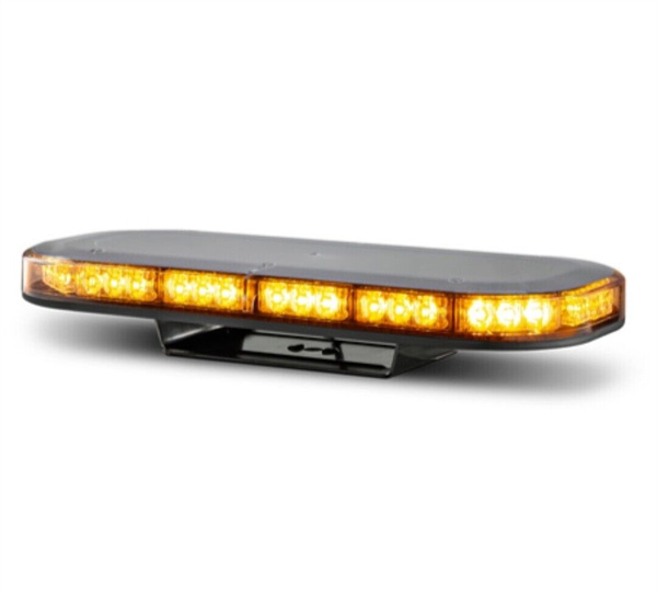 LED Autolamps Single Bolt Mount LED Clear Emergency Minibar 380 x 171mm 12v/24v