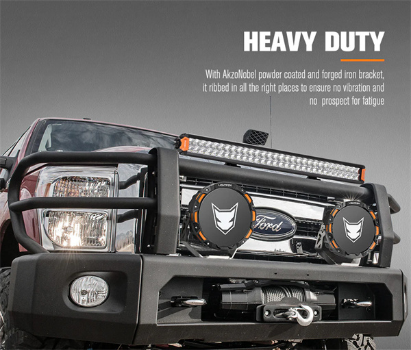 Lightfox 9 inch Osram Laser LED Driving Lights + 30 inch LED Light Bar + Wiring Kit - 5 Years Warranty