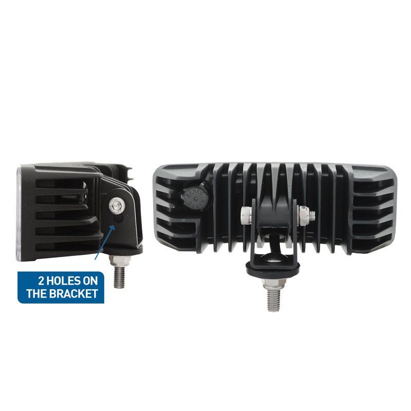 30W LED Curved Work / Reverse Light  120° Wide Flood Beam