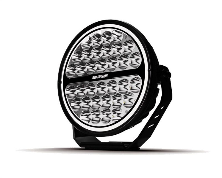 Roadvision Stealth Halo 9 Inch LED Spot Beam Light With Halo Ring 9-32V