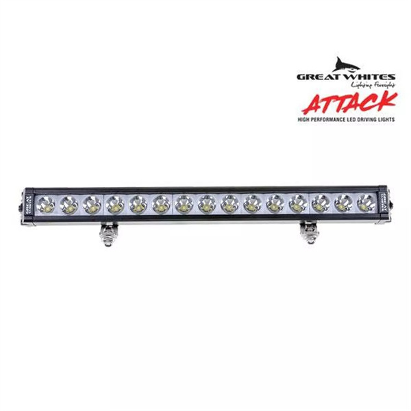 Great Whites 21 Inch LED Attack Driving Light, 75 Watt Single Row LED Light Bar
