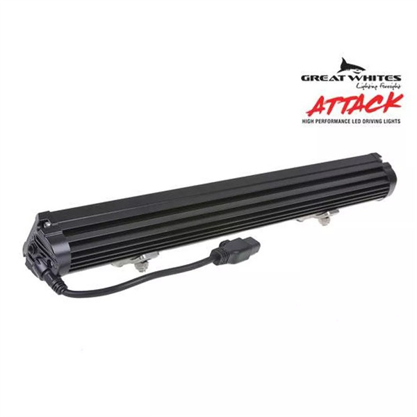 Great Whites 21 Inch LED Attack Driving Light, 75 Watt Single Row LED Light Bar