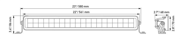 Hella 21.5 inch light bar