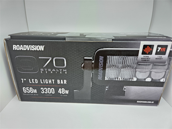 Roadvision S70 Series 7 Inch LED Driving Light Bar 3300 Lumens Combo Double Row