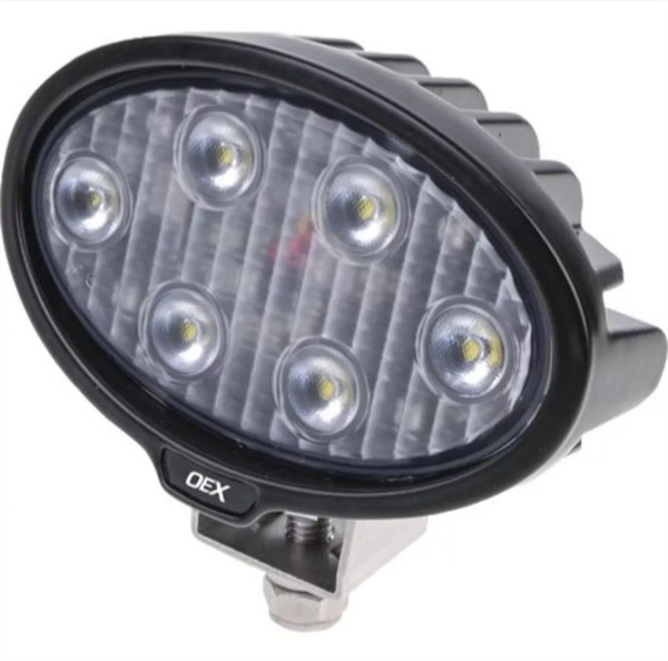 LED Work Light Oval 2183 LM 12V/24V, CISPR25 rated - Heavy Duty IP67