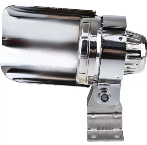 LED Truck Mirror Light with Shield 12v 24v Loading Light - Mirror Mount Chrome OEX