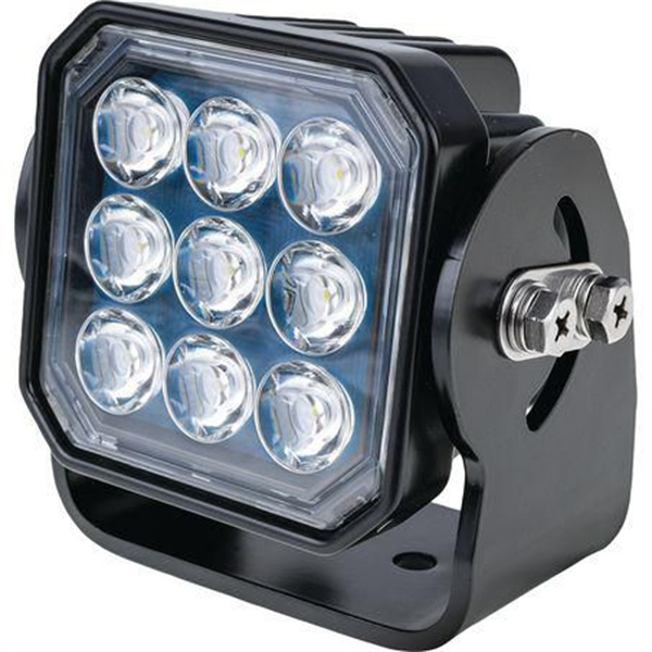 LED Work Light Spot Beam 12v 24v - Industrial Mining Lamp 9 LED 131 x 139 x 85m - 3 Years Warranty