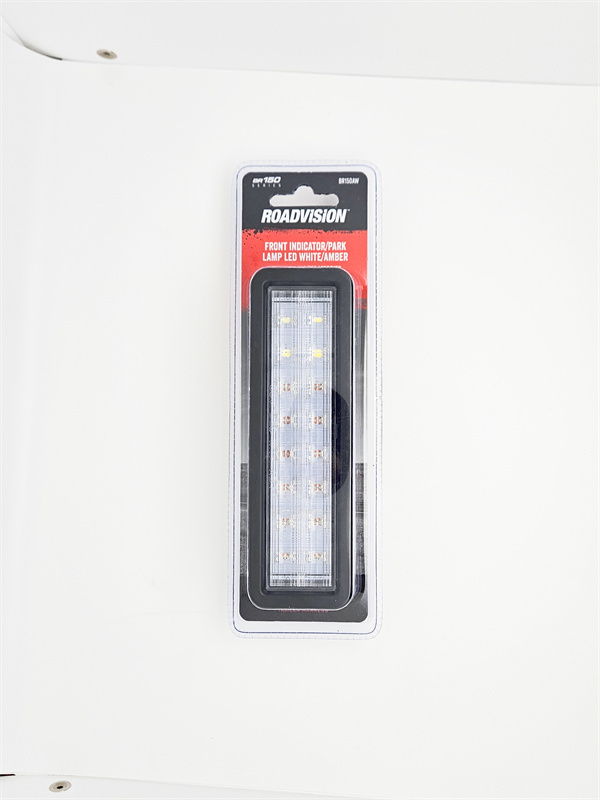 Roadvision Front Bullbar LED Indicator & Park lamp Rectangle Amber White 10-30v - 5 years warranty