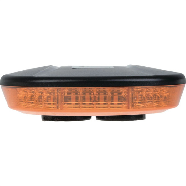 OEX 12/24V Low Profile Minibar Amber LED Amber Lens Magnetic Mount IP67