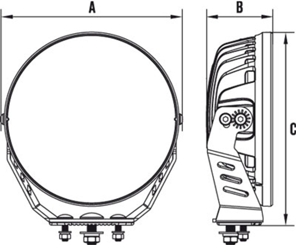 roadvision 9 inch spotlights