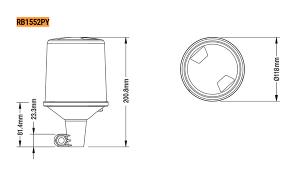 Class 1 Amber Beacon