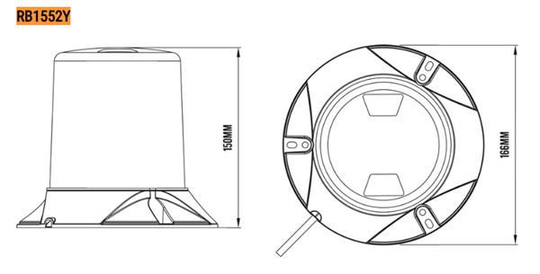 Flashing beacons for tractors
