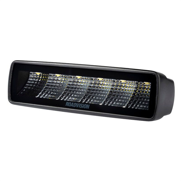 Roadvision LED Work Light Rectangular 10-30V 6x5W 35W 1975lm Flood Beam Stealth IP67 - 5 Years Warranty