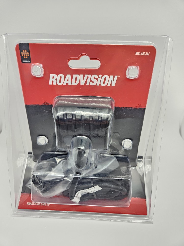 Roadvision LED Work Light Square 10-30V 4x4W 18W 551lm Flood Beam IP67 Amber - 5 Years Warranty